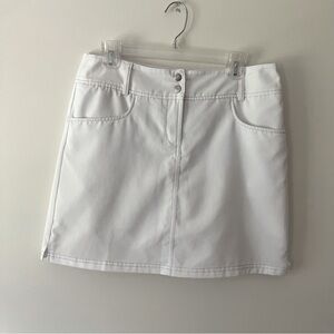 Adidas White Golf Skirt 8